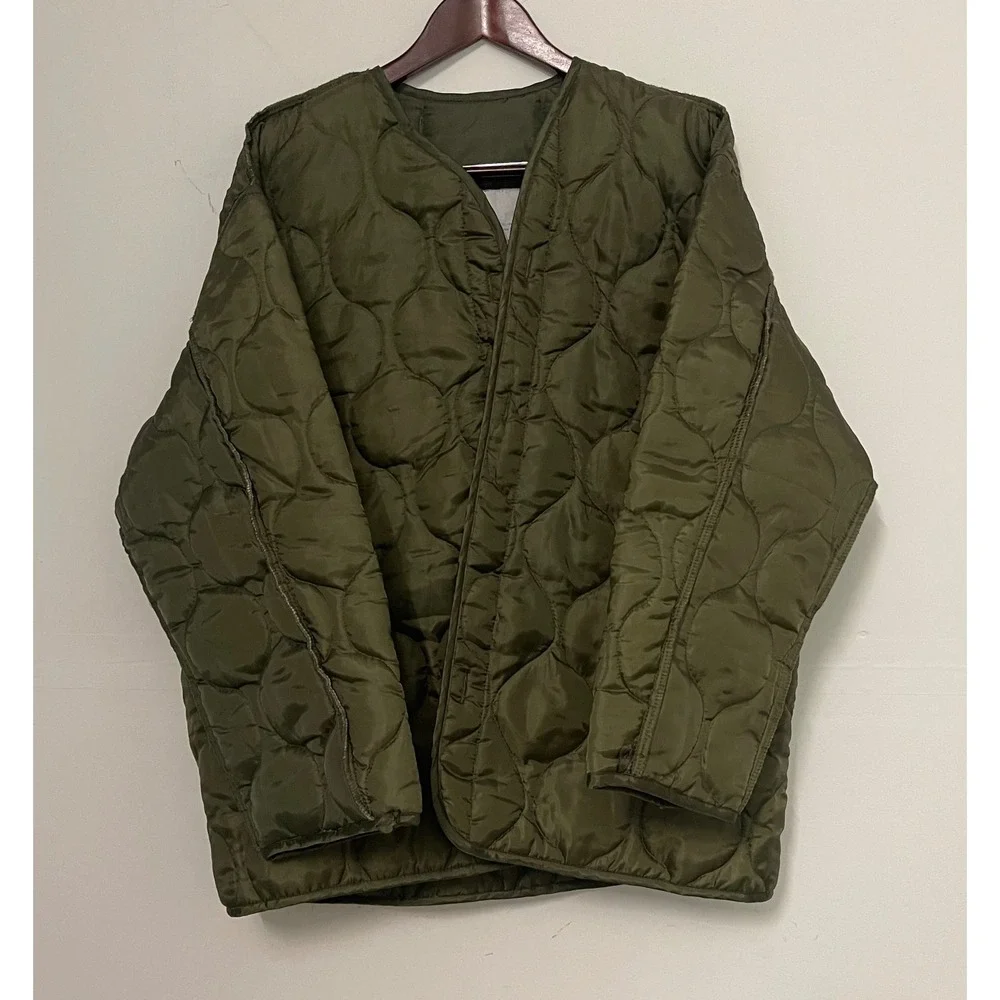 Rothco Ultra Force US Army Mens Field Coat Liner Olive Green Quilted XL Regular